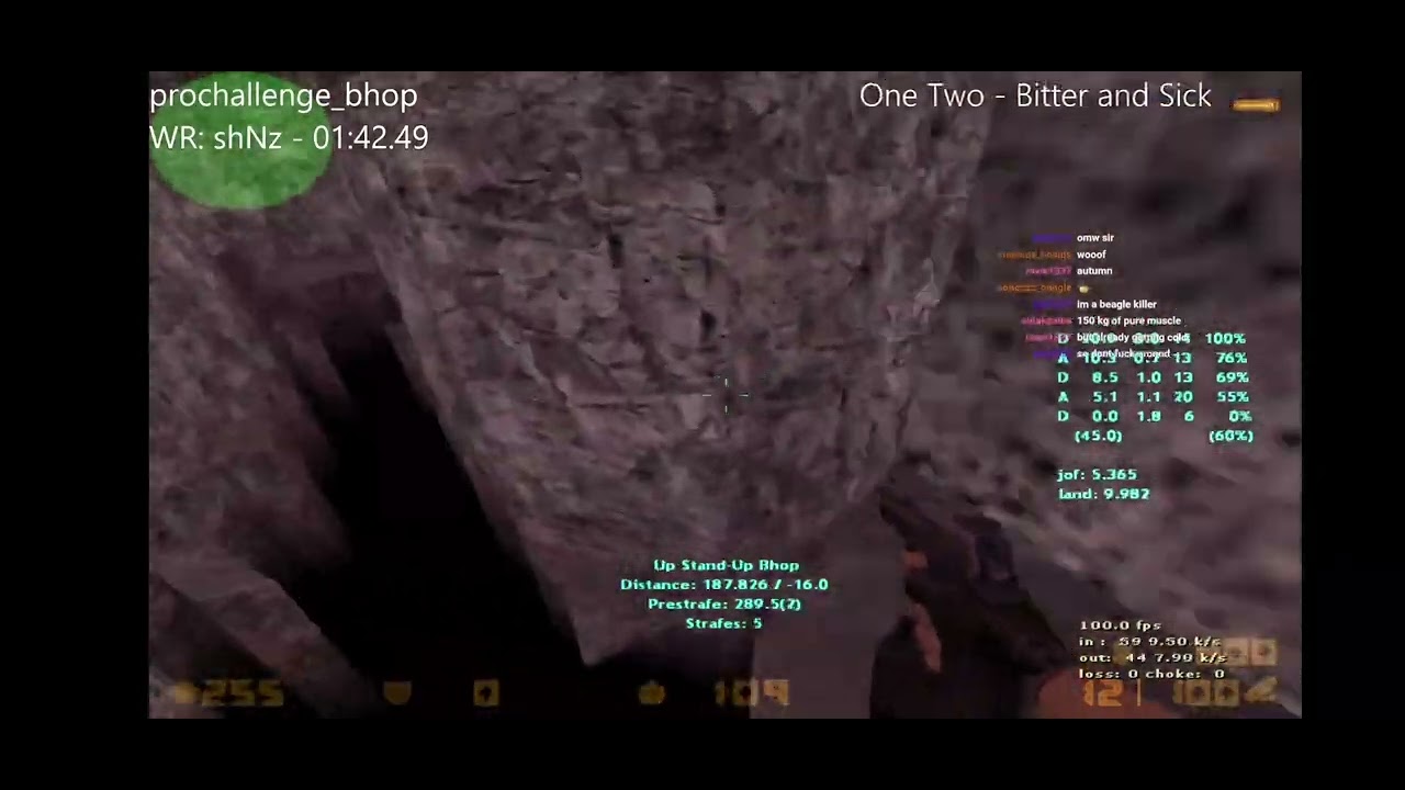 Topoviygus on prochallenge_bhop NEW WR 2024