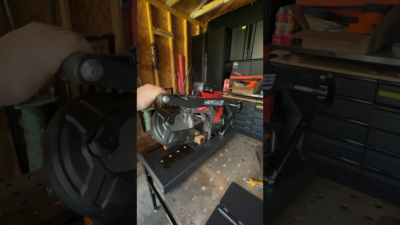 Знакомимся с новой универсальной стойкой для ленточной пилы Hercules от Harbor Freight. #инструме...
