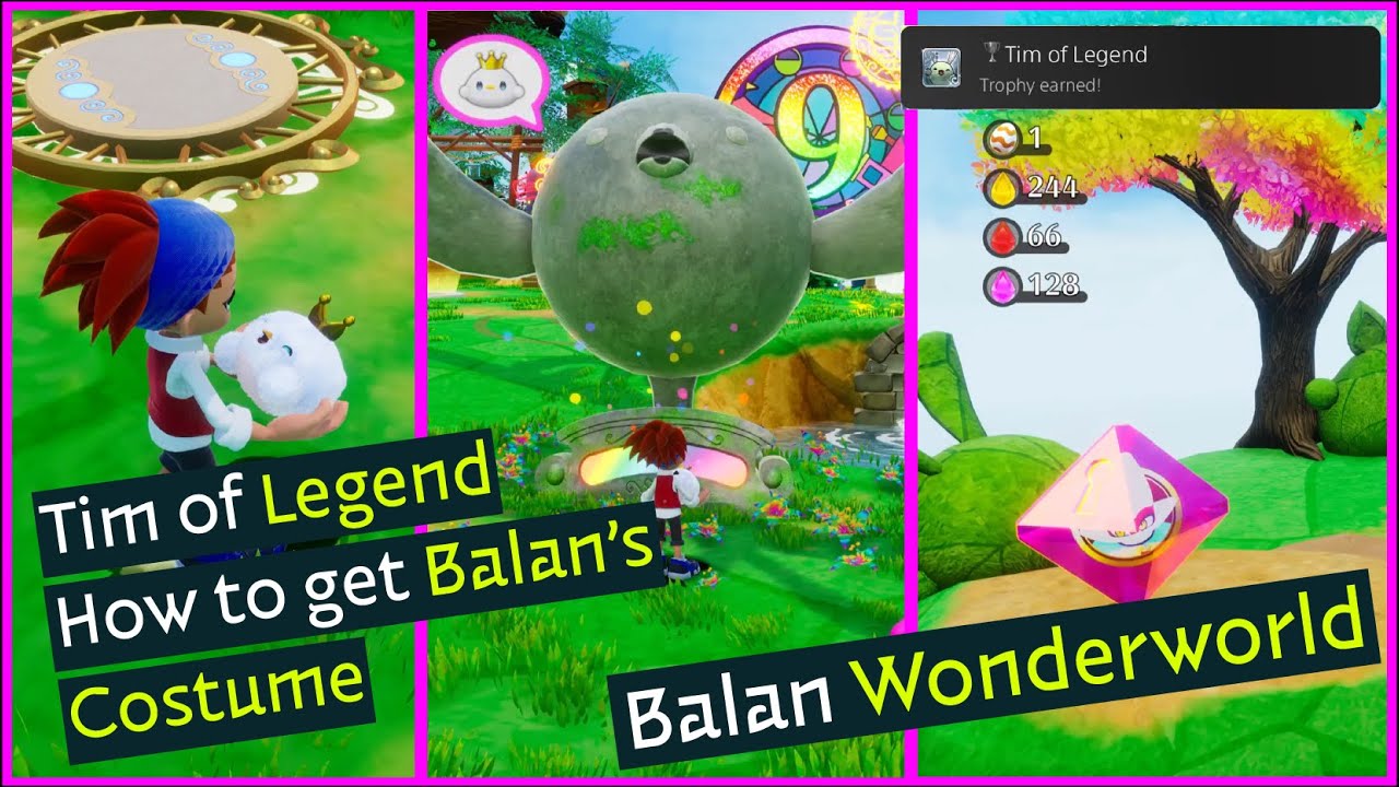 How to get the Balan Outfit & Tim of Legend Trophy/Achievement - Balan Wonderworld