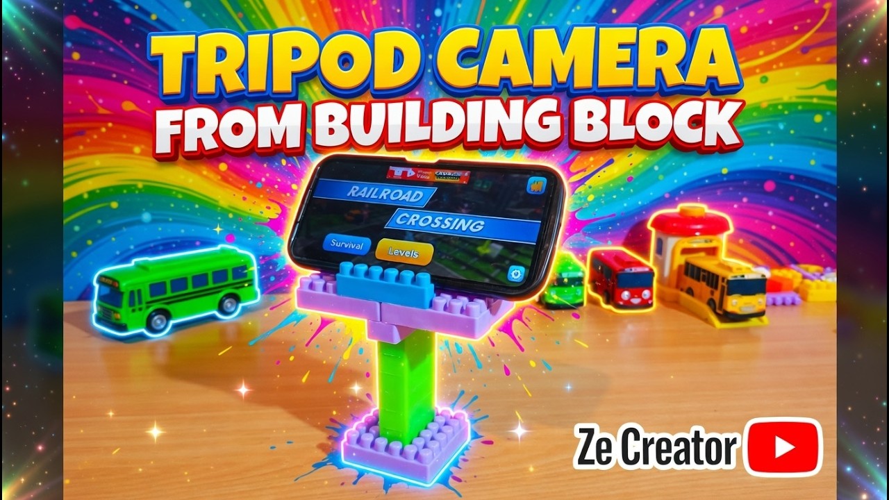Satisfying Epic Tripod Camera from Building Block | DIY Photography Stand Build