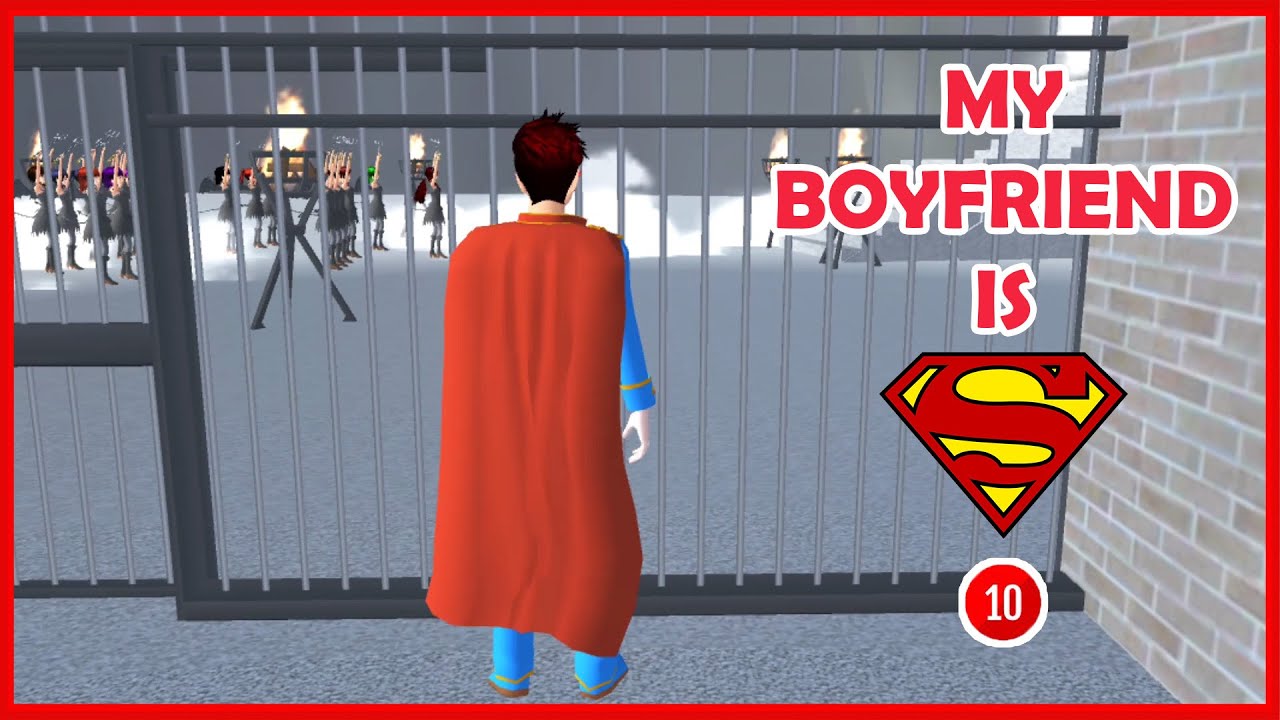 [Film] My Boyfriend is Superman - Episode 10 || SAKURA School Simulator
