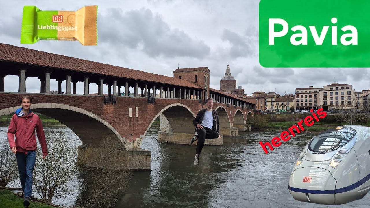 Poef paf Piaf | Eerste stop van #Interrail2025 #Italië | Heenreis & Pavia | 🇮🇹🍕🤌
