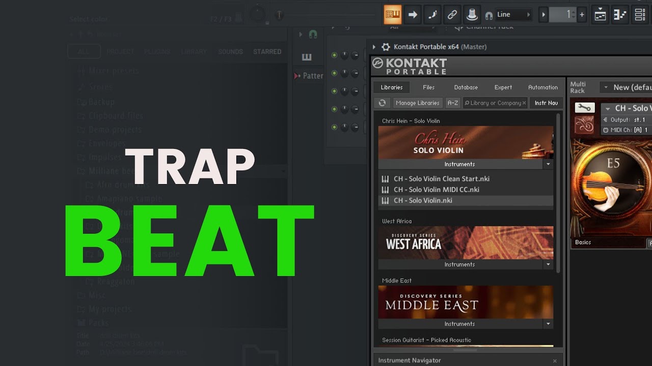 Jinsi Ya Kutengeneza Beat Ya TRAP/FL Studio