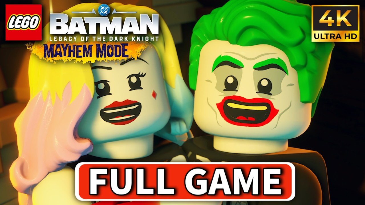 LEGO Batman Legacy Of The Dark Knight Mayhem Mode DLC Gameplay Walkthrough FULL GAME [4K60FPS]