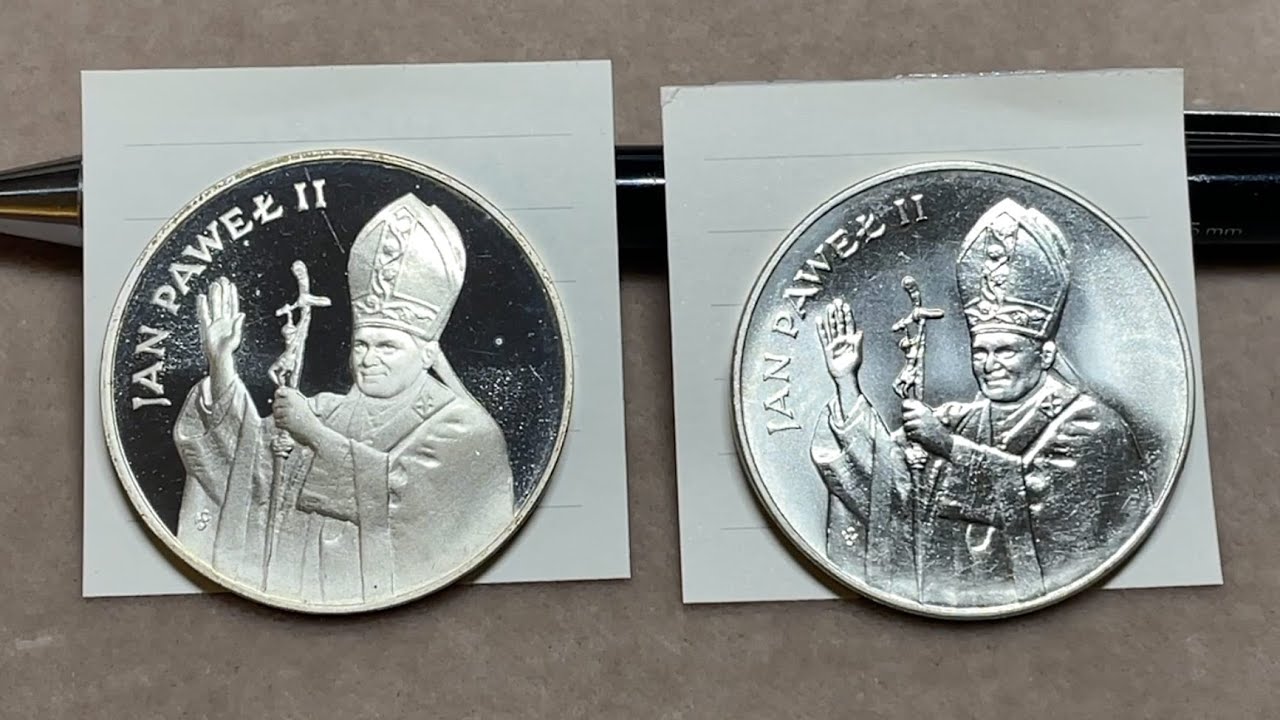 Jak rozróżnić monety wybite stemplem zwykłym i lustrzanym