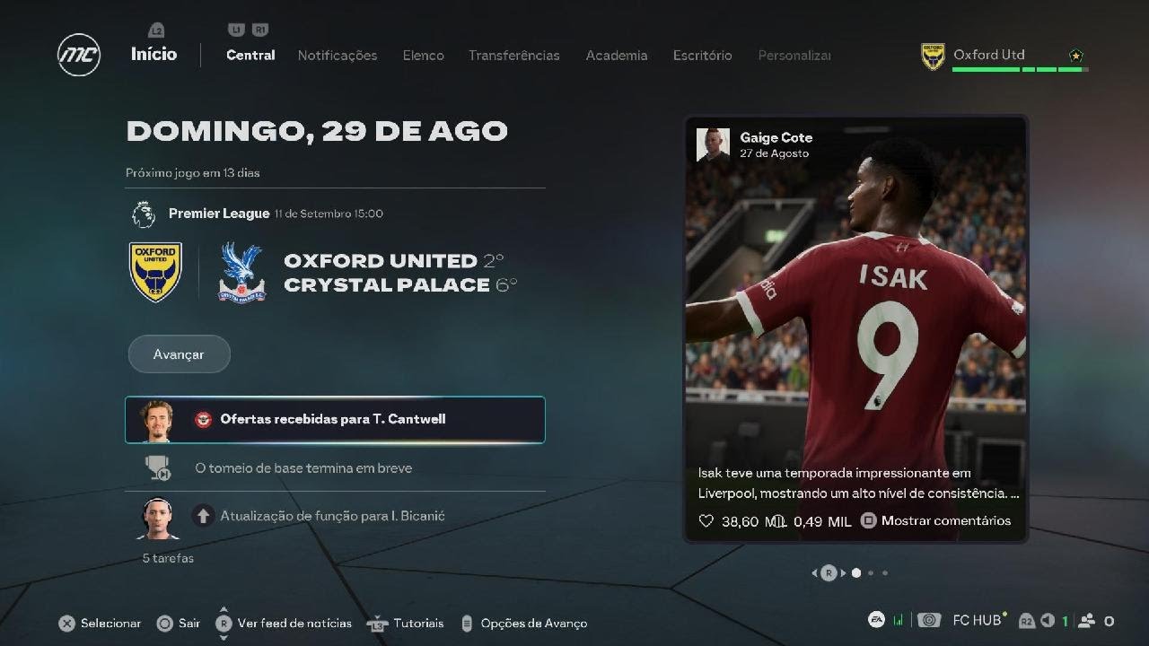 Estádio em Reforma/ Reservas