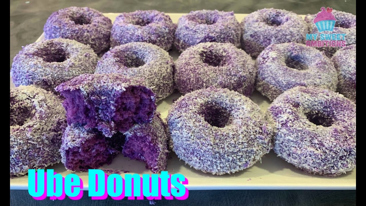Ube Donuts -mysweetambitions