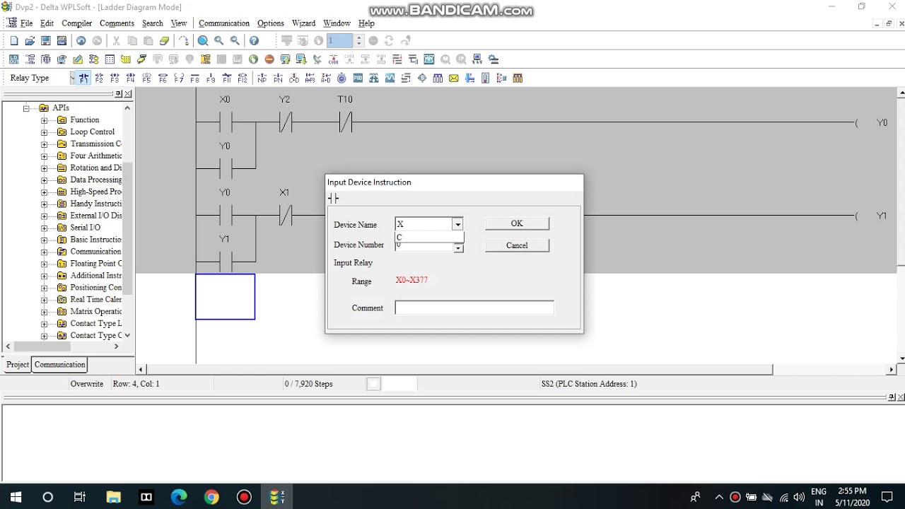 STAR DELTA Starter  PLC ladder Logic in Delta PLC