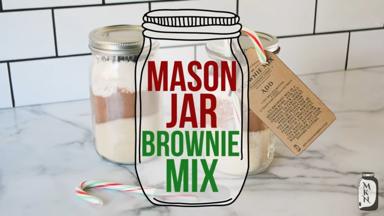 DIY Brownie Mix in a Mason Jar | Frugal Easy Gift Ideas