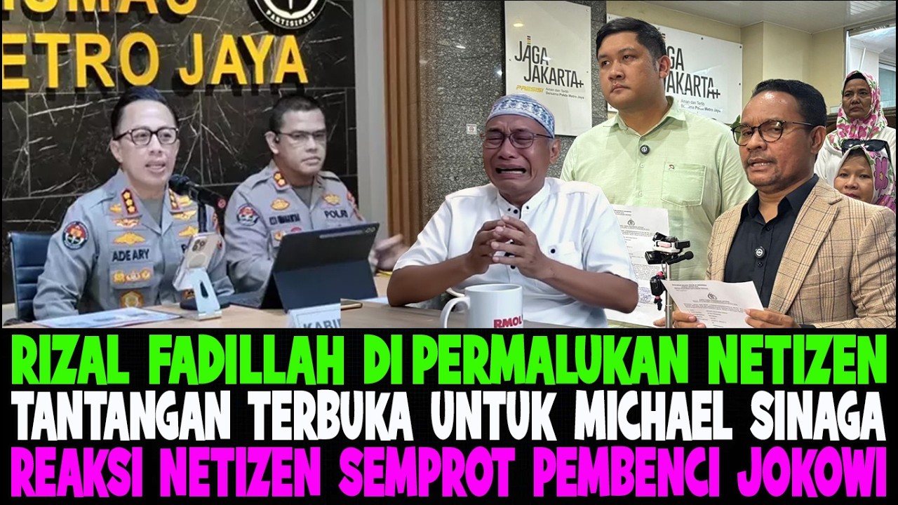 NGAKAK..!! RIZAL FADILLAH DIRUJAK NETIZEN 😂 TANTANGAN TERBUKA UNTUK MICHAEL SINAGA 😱