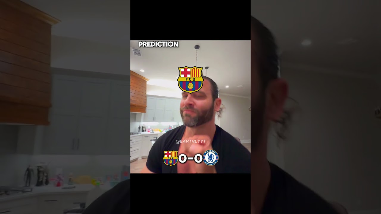 Barca vs chelsea prediction 💯 #championsleague