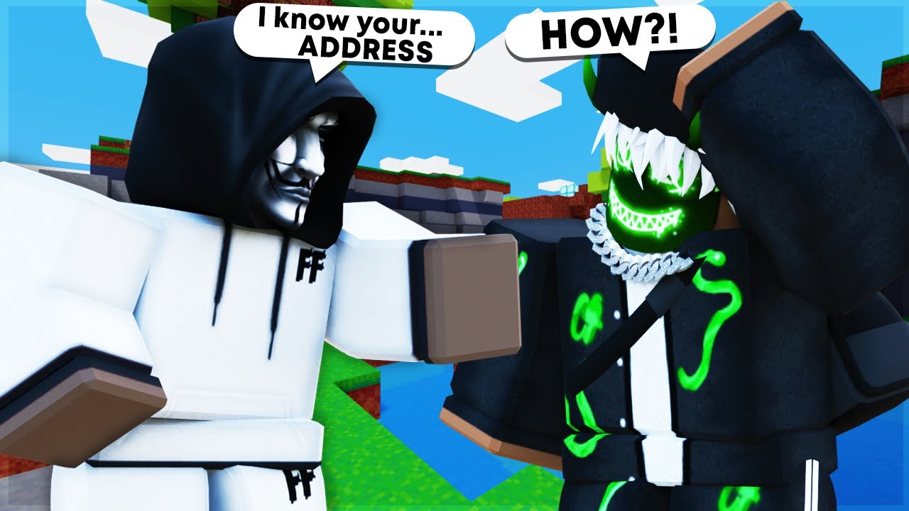 TROLLING My LITTLE BROTHER As A HACKER.. (Roblox Bedwars)