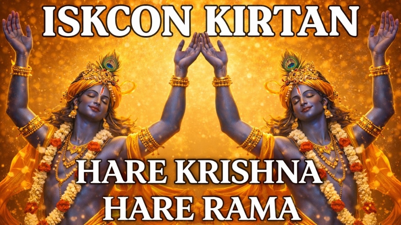 Soulful ISKCON Kirtan | Hare Krishna Hare Rama Mantra for Daily Meditation