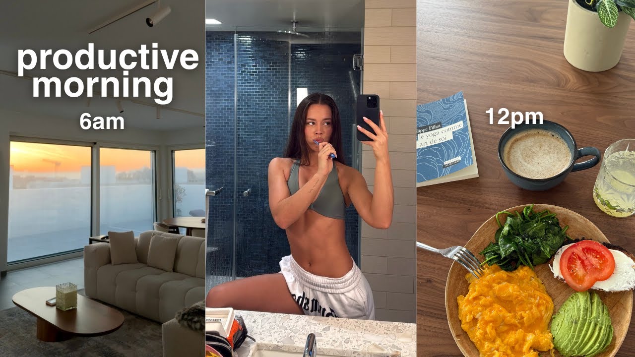 productive morning routine as a self-employed