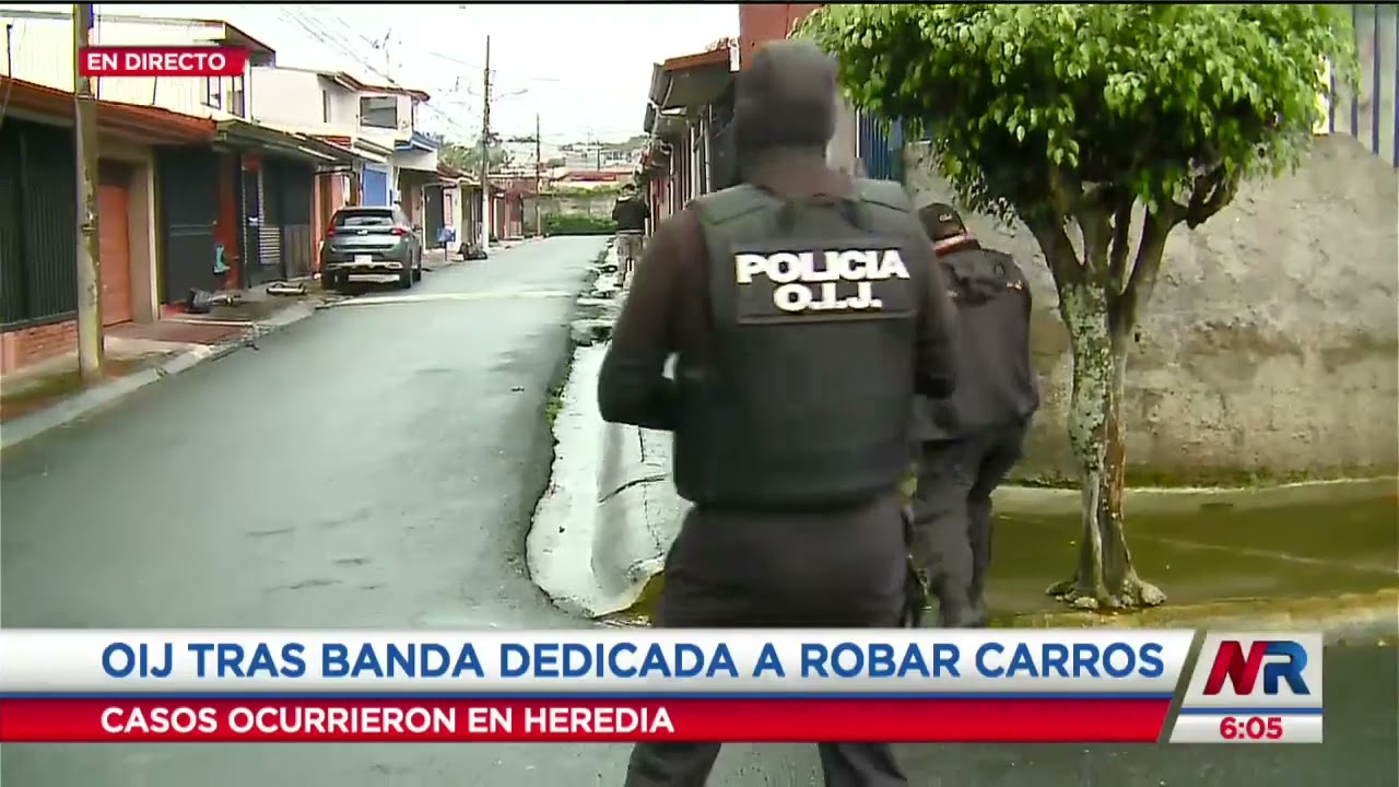 OIJ busca detener a grupo ligado al robo de vehículos en Alajuela