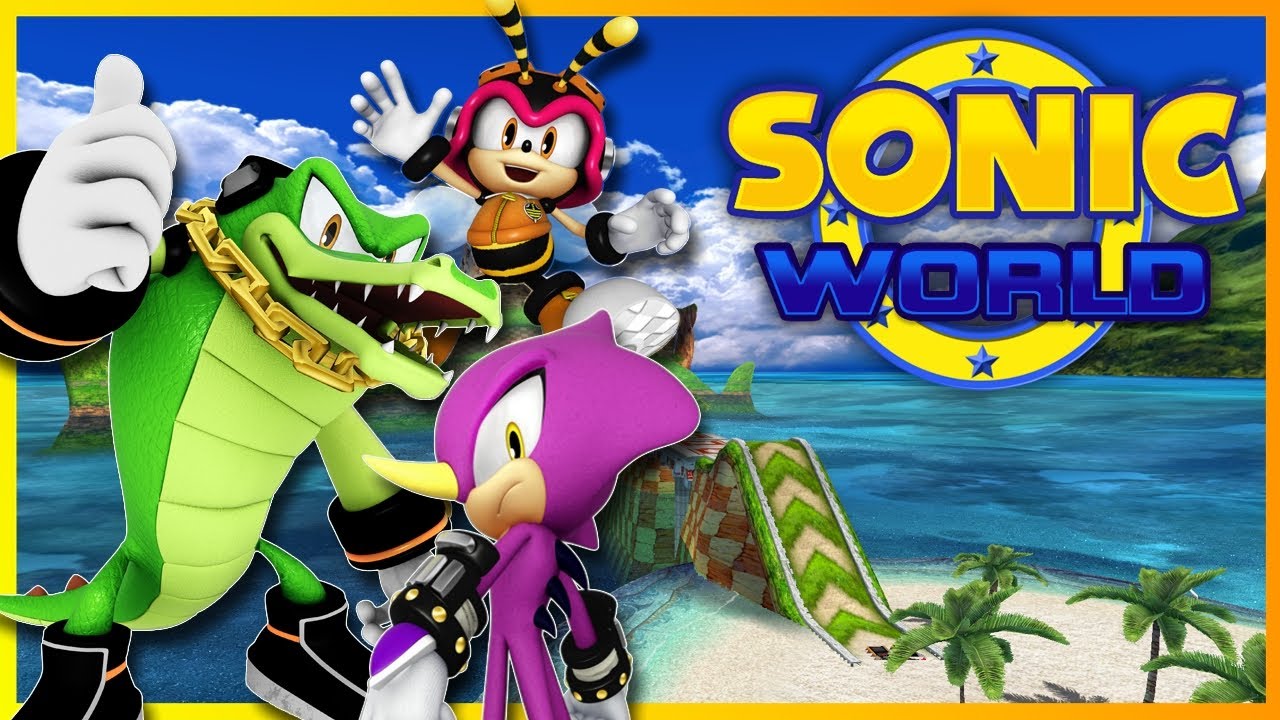 TEAM CHAOTIX TAKE OVER!! - Charmy Plays Sonic World