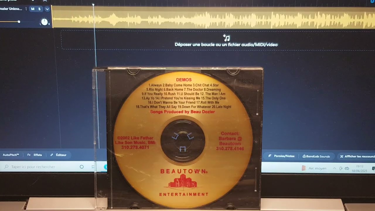 Beau Dozier Demos - Unreleased Various Male Artists Selection - Mega Rare Exclusive Indie R&B - 2002