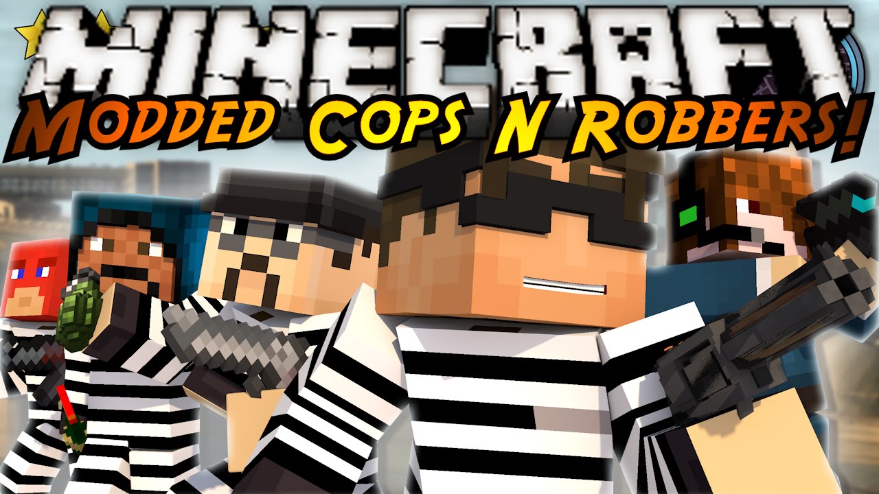Minecraft Modded Cops N Robbers : Grand Theft Auto 5 Mod!