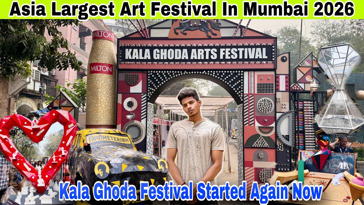 Kala Ghoda Art Festival 2026 || A Complete Guide to Asia Largest ￼￼￼Art Festival In Mumbai 🎨 ||