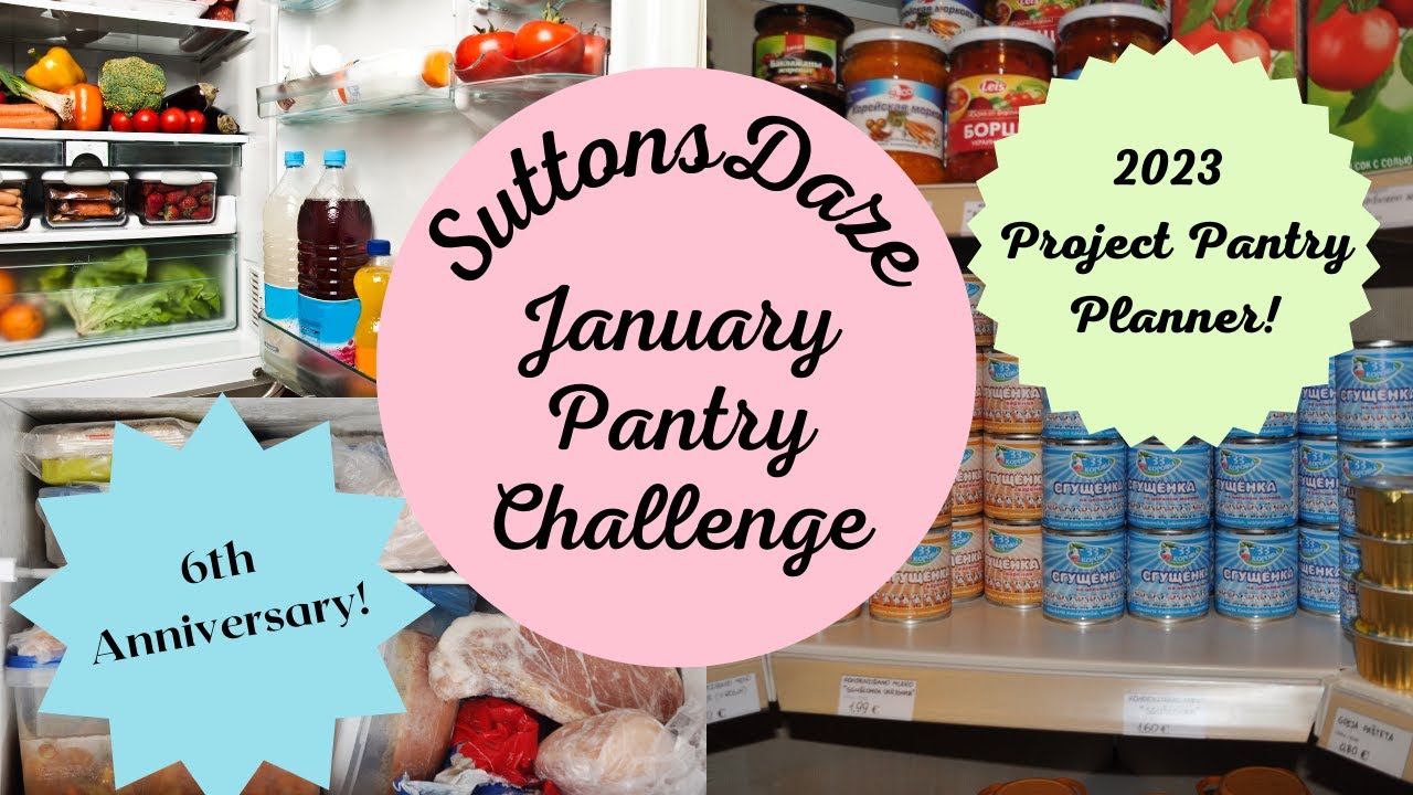 SuttonsDaze January Pantry Challenge & Planner!