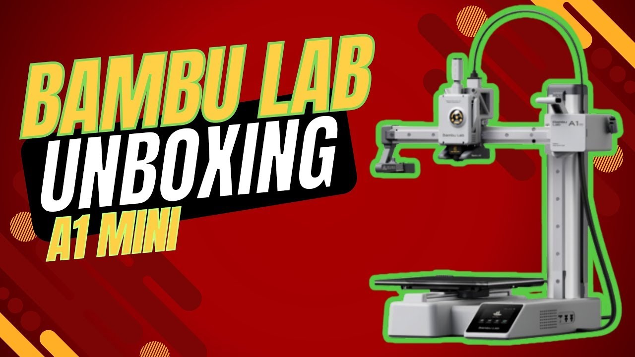 unboxing drukarki bambulab A1 mini combo