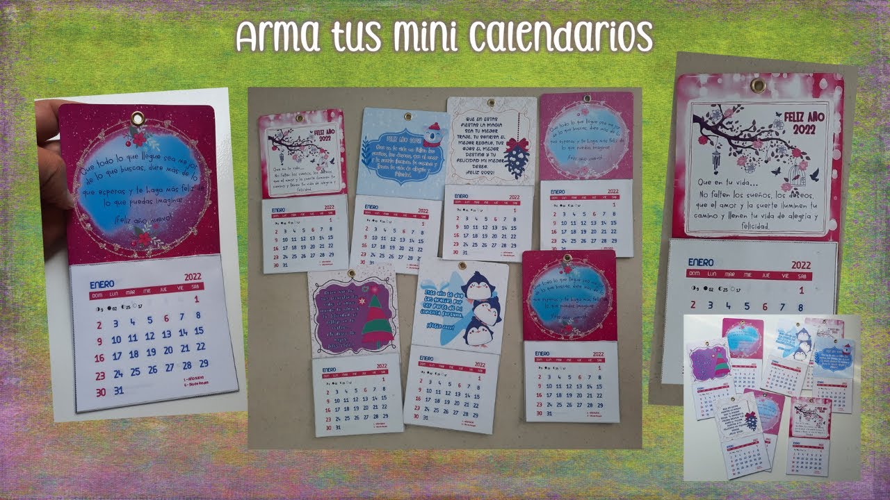 ARMA TU MINI CALENDARIO 2022