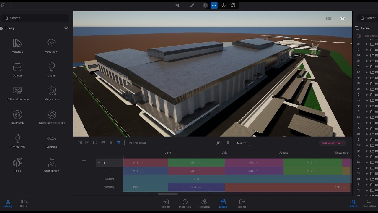 Twinmotion Construction Sequences