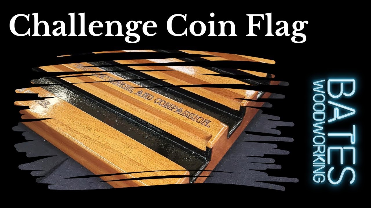 Sheriff Challenge Coin Flag- CNC carve