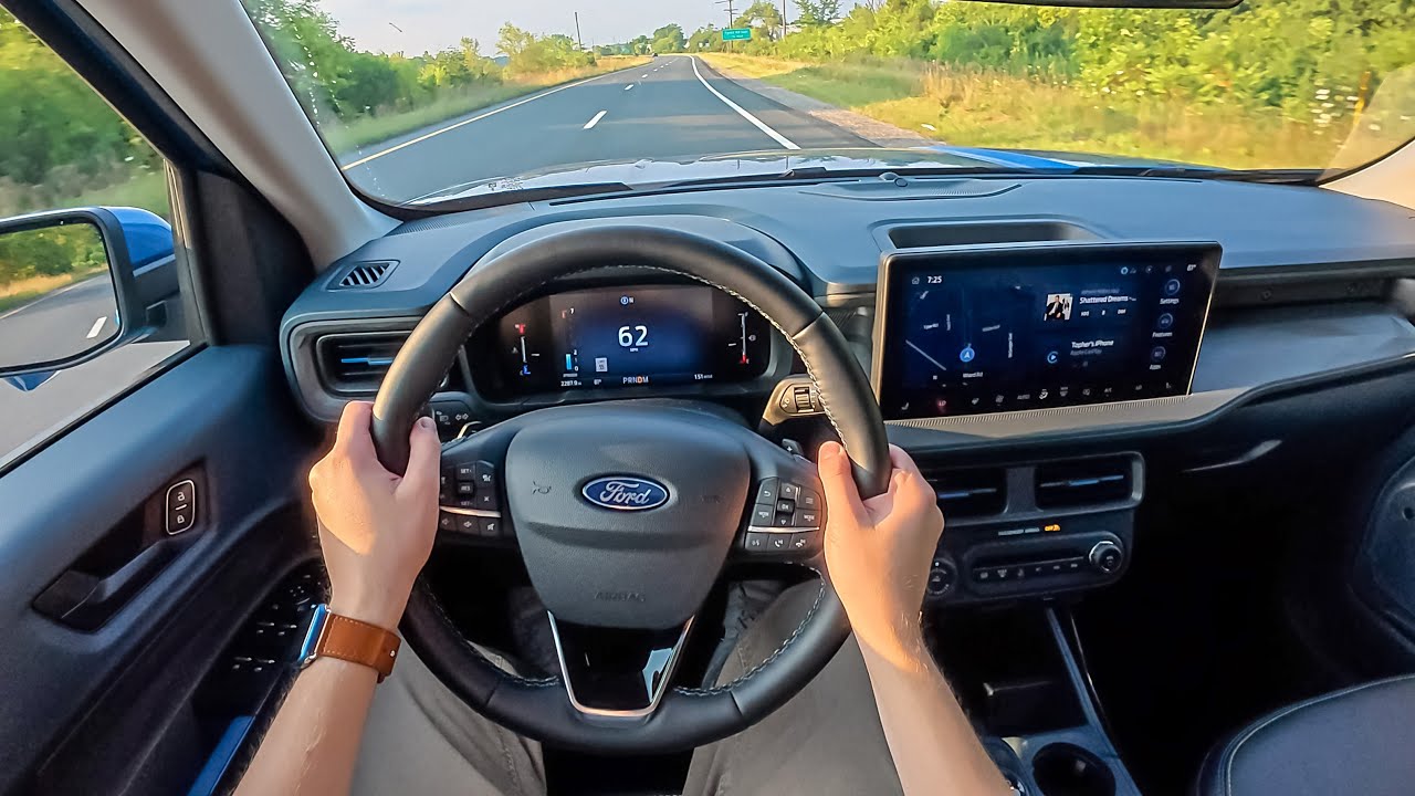 2025 Ford Maverick Lobo - POV Test Drive (Binaural Audio)