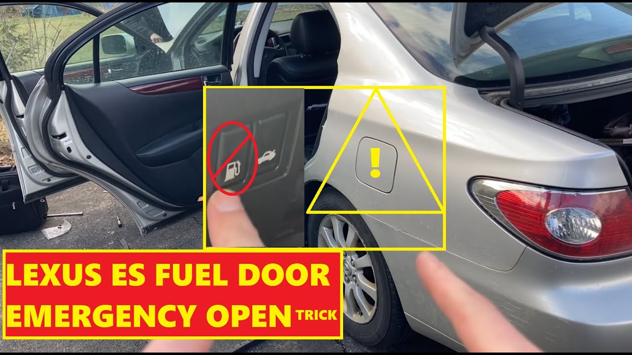 Lexus ES Fuel Filler Door Won't Open - Emergency Open Trick