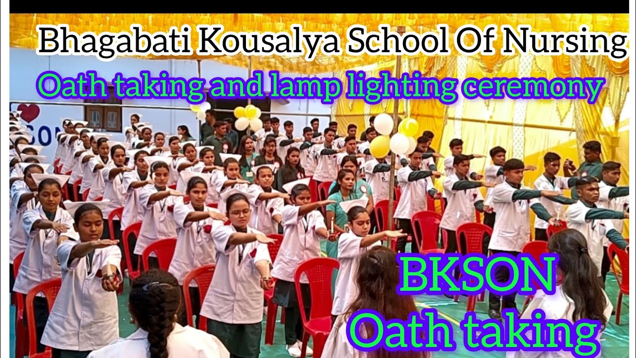 Oath Taking & Lamp Lighting Ceremony || BKSON Oath Taking || Balangir Nursing college#bscnursing