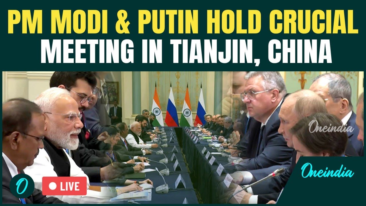 LIVE: PM Narendra Modi holds bilateral meeting with Russian President Vladimir Putin&nbsp;in&nbsp;Tianjin