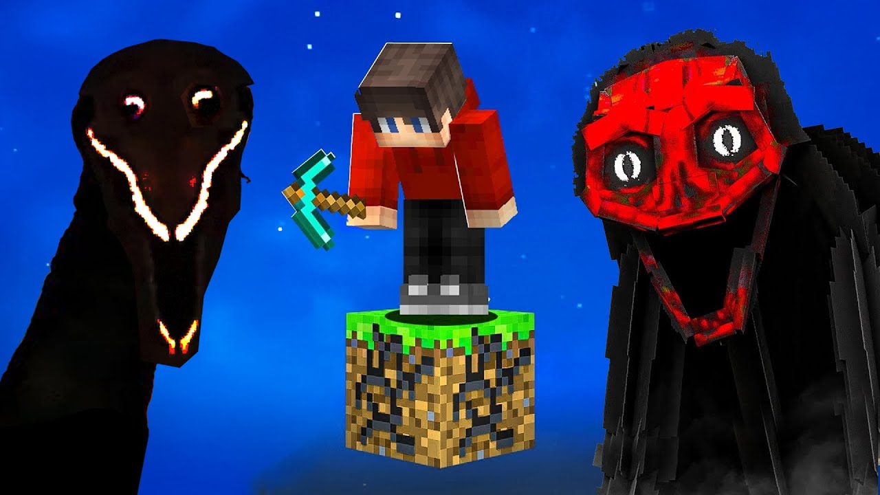 Surviving Minecraft's Most TERRIFYING One Block..