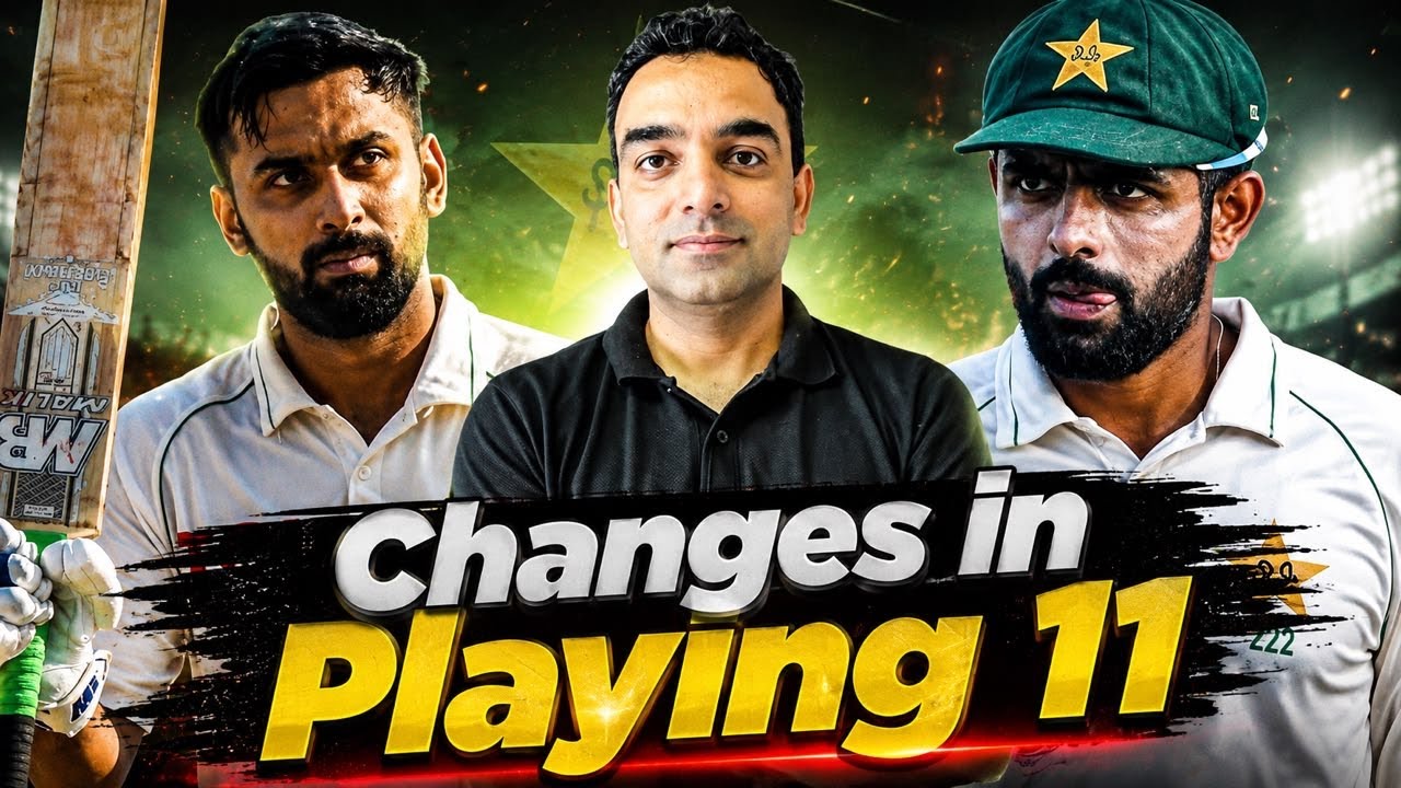 Pakistan Plan to Counter West Indies in Second Test || Three Changes || 