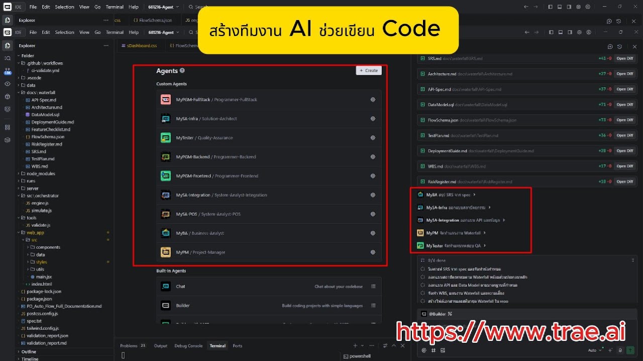 🚀 ทีม Developer ทั้งทีมเป็น AI! ไม่ต้องจ้างคน ไม่ต้องบริหาร แค่สั่งครั้งเดียว ระบบทำให้หมด! 😱
