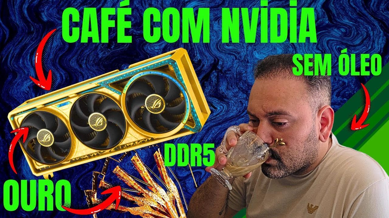 DDR5 MAIS CARO, ROCHINHA SEM &Oacute;LEO, RTX MAIS CARO AINDA!! VAI SUBIR TUDO, #cafecomnividia EPIS&Oacute;DIO 06