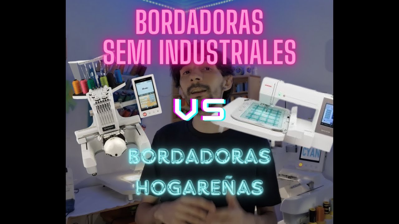 BORDADORA BRAZO LIBRE VS BORDADORA HOGAREÑA
