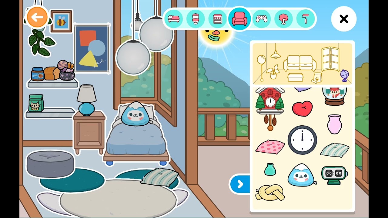 All free blue room in toca boca 