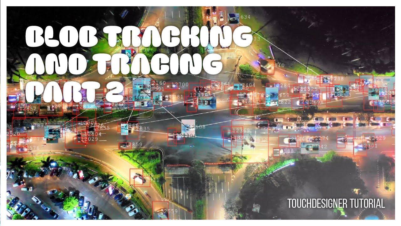 Эффект отслеживания пятен с помощью TouchDesigner