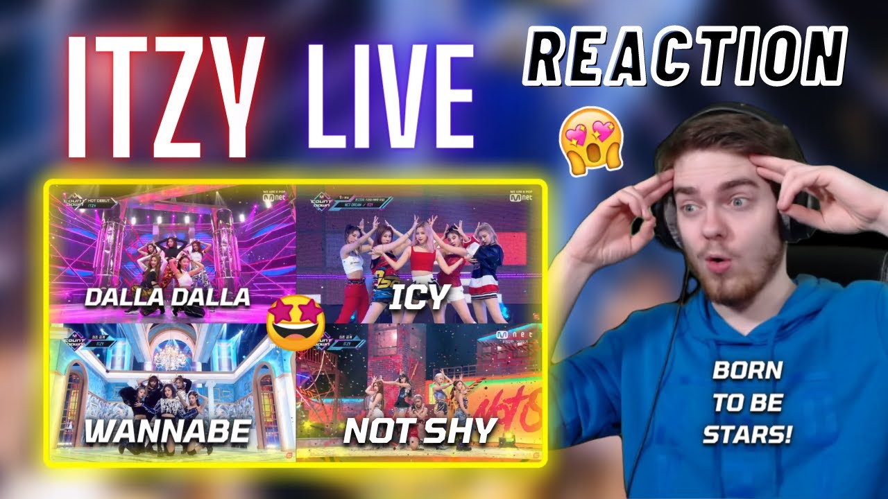 ITZY - DALLA DALLLA + ICY + WANNABE + Not Shy - Mnet Countdown Live Performances | REACTION