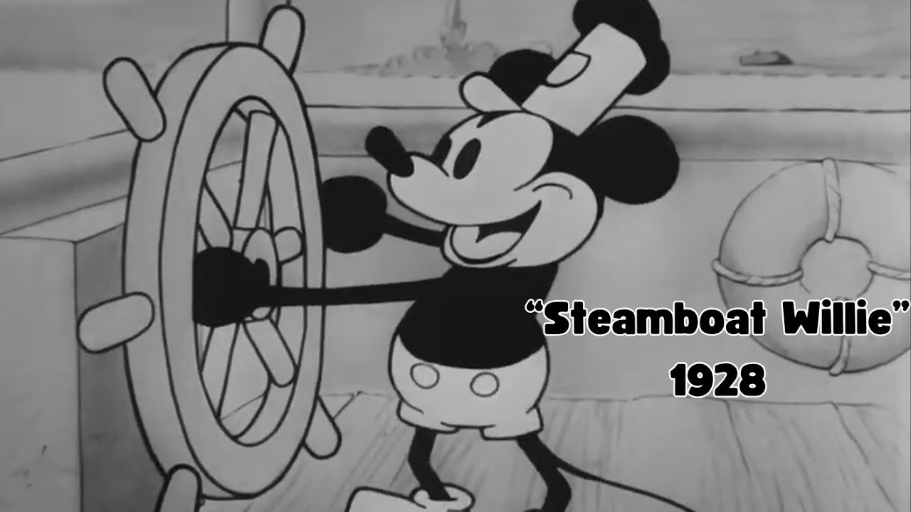 Steamboat Willie - 1928 - Fun Musical Cartoon