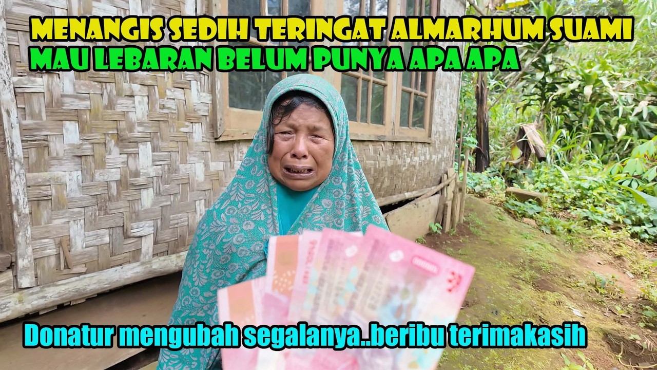 Lebaran Terasa Biasa Bagi Warga Tidak Mampu..Donatur Mengubah Segalanya...