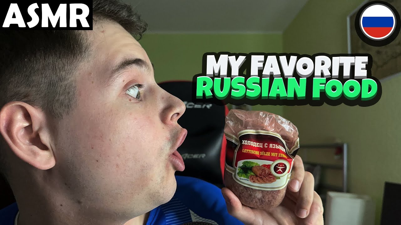 АСМР - MY FAVORITE RUSSIAN FOOD (RUSSIAN) ASMR Tony Russian