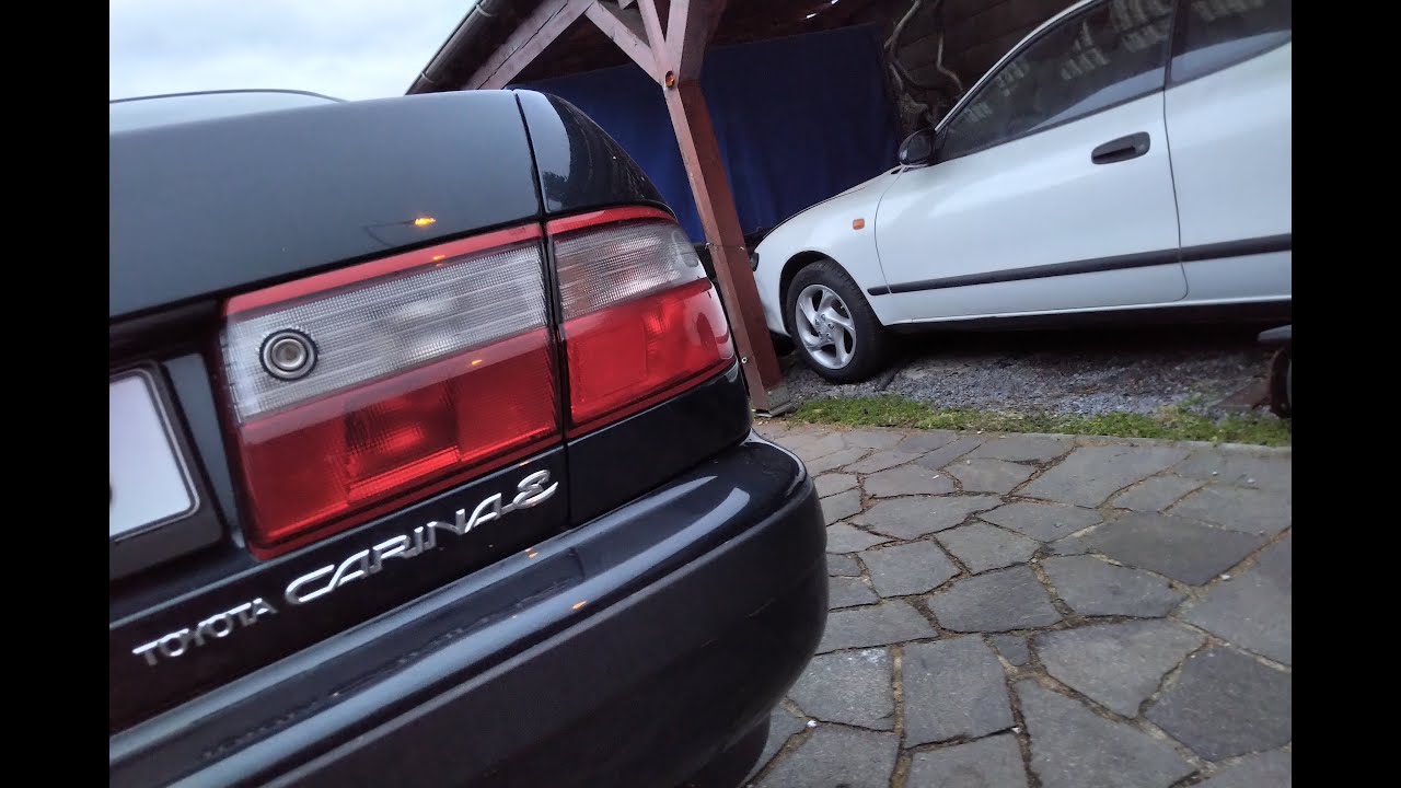 Toyota Carina E, 1.6 16V 117.000km,1995 vs. 2023. Servisní jízda, new brzdy, oleje. Engine Sound
