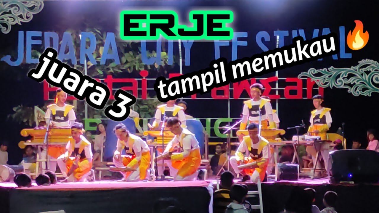 ERJE JUARA 3 TAMPIL MEMUKAU 🔥⁉️ LOMBA TONGTEK JEPARA CITY FESTIVAL