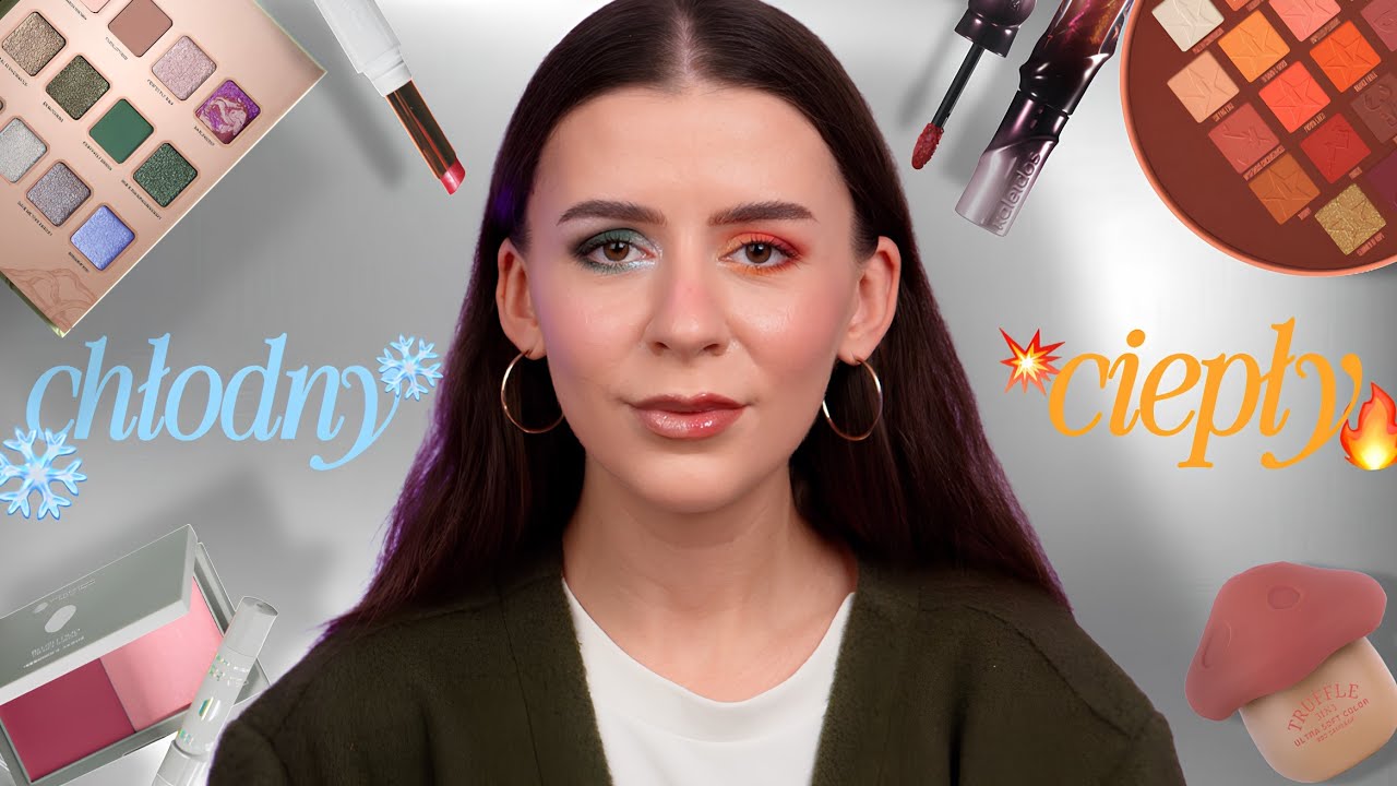 dwa makijaże: 🔥 CIEPŁY vs. CHŁODNY ❄️