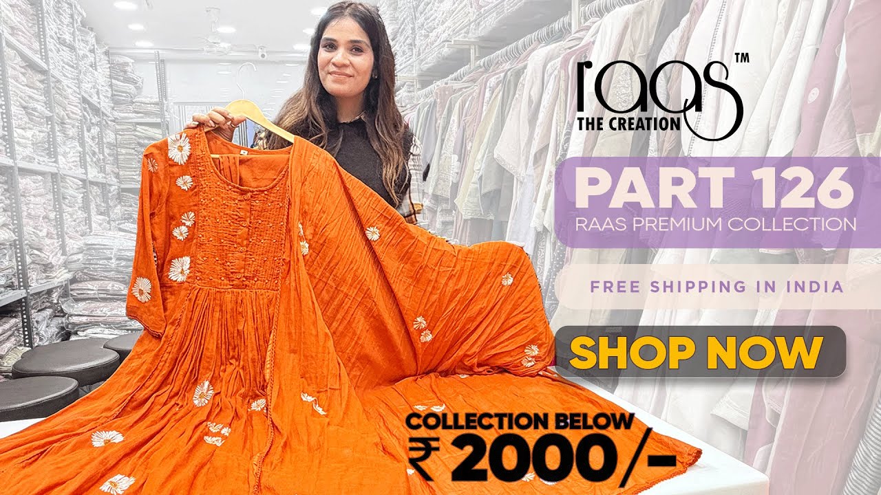 Part 126 - Raas Premium Kurti | Anarkali | Jaipuri Kurt | Kurti Manufacturer | WowRaas