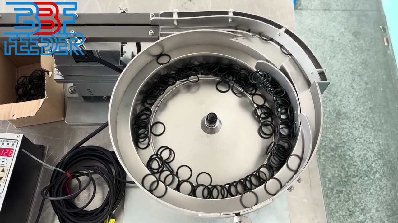 O-Ring Vibratory Bowl Feeder Automated Assembly Lines Customizable Feeding System
