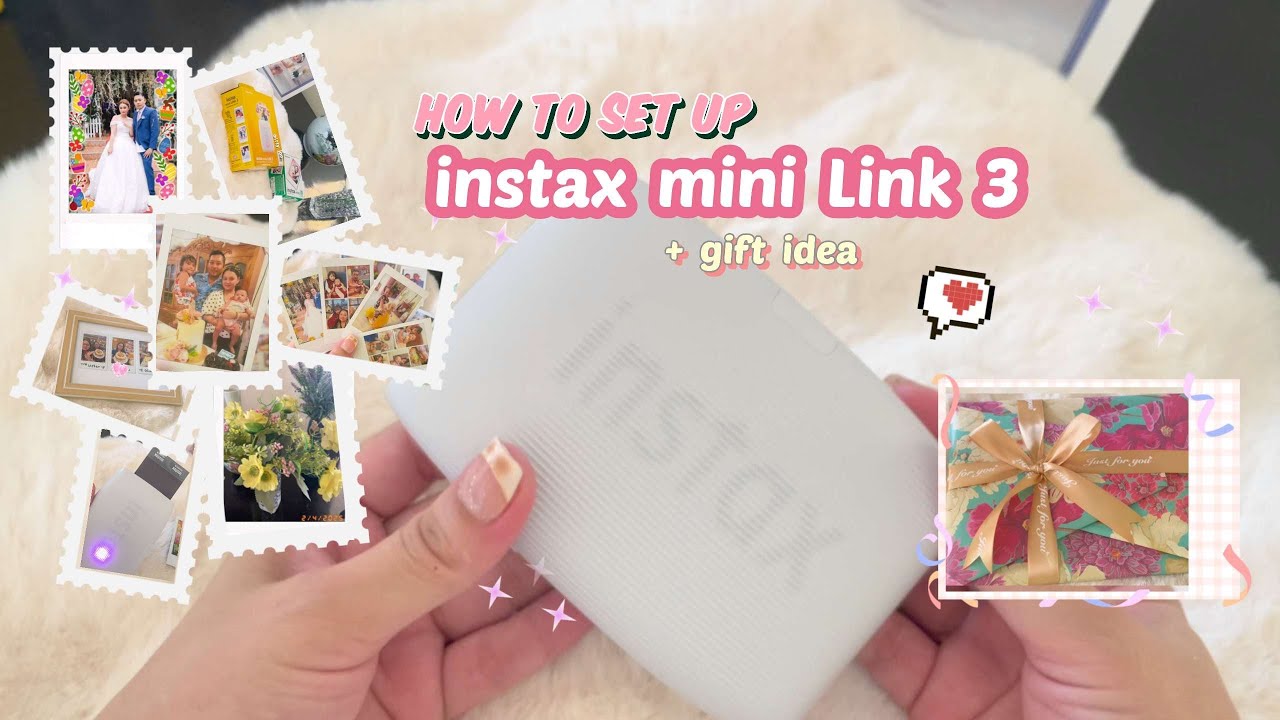 FUJI FILM 🎞️ | how to set up INSTAX MINI LINK 3 to smartphone + gift idea 🎁 | Mitty Lao