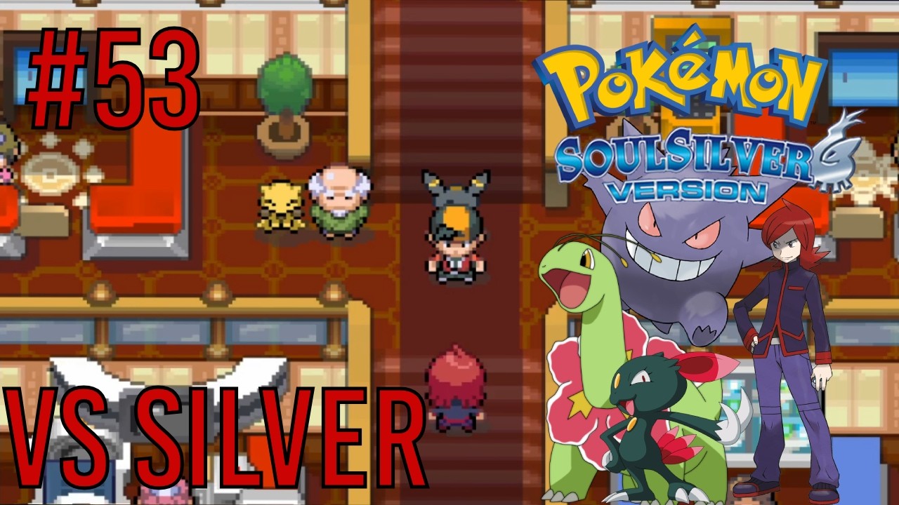 Pokémon SoulSilver Walkthrough – Vs Rival Silver FINAL BATTLE (SET MODE + NO ITEMS) | Part 53